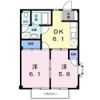 フローラBの間取り画像