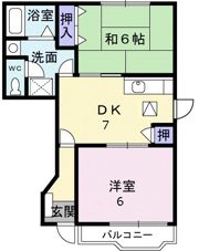 ハートフルIの間取り画像
