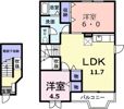 ハートフルⅡの間取り画像