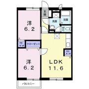 サンライズ宮の下の間取り画像