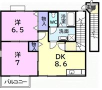 富士見ハイツCの間取り画像