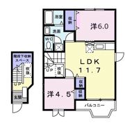 Point242 B棟の間取り画像