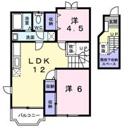 東松園レジデンスBの間取り画像