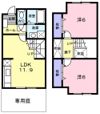 コロニアルヒルズ・オーク1の間取り画像