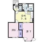 シャルマンヴィラージュAの間取り画像