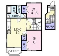 EAST MARUGIの間取り画像