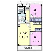 メゾン辻ヶ花の間取り画像
