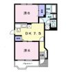 カナンハイムAの間取り画像