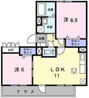 パストラル モリの間取り画像