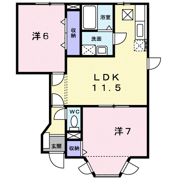 グリーングラスAの間取り画像