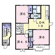 グリーングラスBの間取り画像