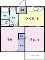 フローラルハイツの間取り画像