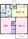 フローラルハイツの間取り画像