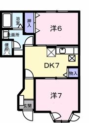 ベル・弐番館の間取り画像