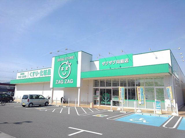 近くのザグザグ向島店まで550m（徒歩7分）