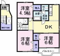 エスポワール茶屋ノ原の間取り画像