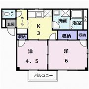 コーポ旭台Ⅱの間取り画像
