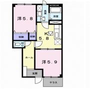 ヴィラエゾAの間取り画像