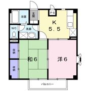 ハイツ東沖 Nの間取り画像