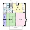ハイツ東沖 Nの間取り画像