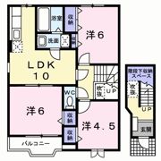 ビレッジあいDの間取り画像