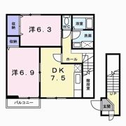 ビレッジあいAの間取り画像