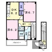 あじさい Ⅰの間取り画像