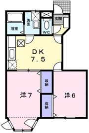 フローラルⅠの間取り画像