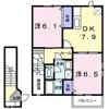 エステートヒルズ Bの間取り画像