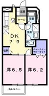 さくらんぼハイツⅡの間取り画像