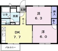 ニュ－東宮の間取り画像
