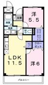 ポレール伊川 Ⅱの間取り画像