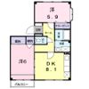 メゾンプレザントⅠ・Bの間取り画像