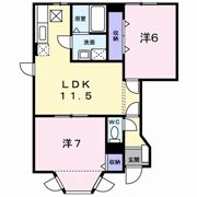 グレイスランド鳴門Bの間取り画像