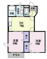 オランダ村Eの間取り画像