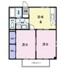 悠コーポの間取り画像