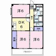パレ アンソレイエの間取り画像