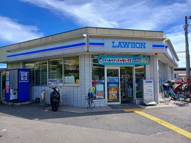 近くのローソン 伏見久我の杜店まで350m（徒歩5分）