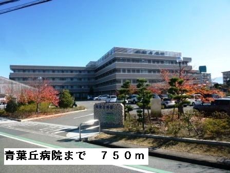 近くの青葉丘病院様まで750m（徒歩10分）