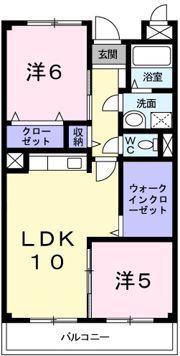 シャルマン今宿の間取り画像