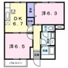 アルテール弐番館の間取り画像
