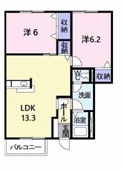 アメニティカスガⅠの間取り画像