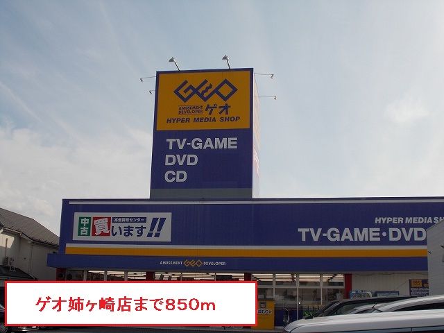 近くのゲオ姉ヶ崎店まで850m(徒歩11分)