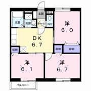 メゾンベルエポックの間取り画像