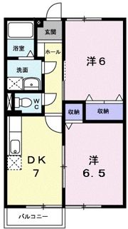 グレイスフルコートBの間取り画像
