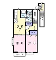 ウエストコリ－ヌKの間取り画像