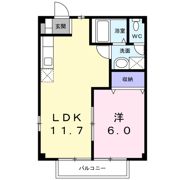 パティオパークAの間取り画像