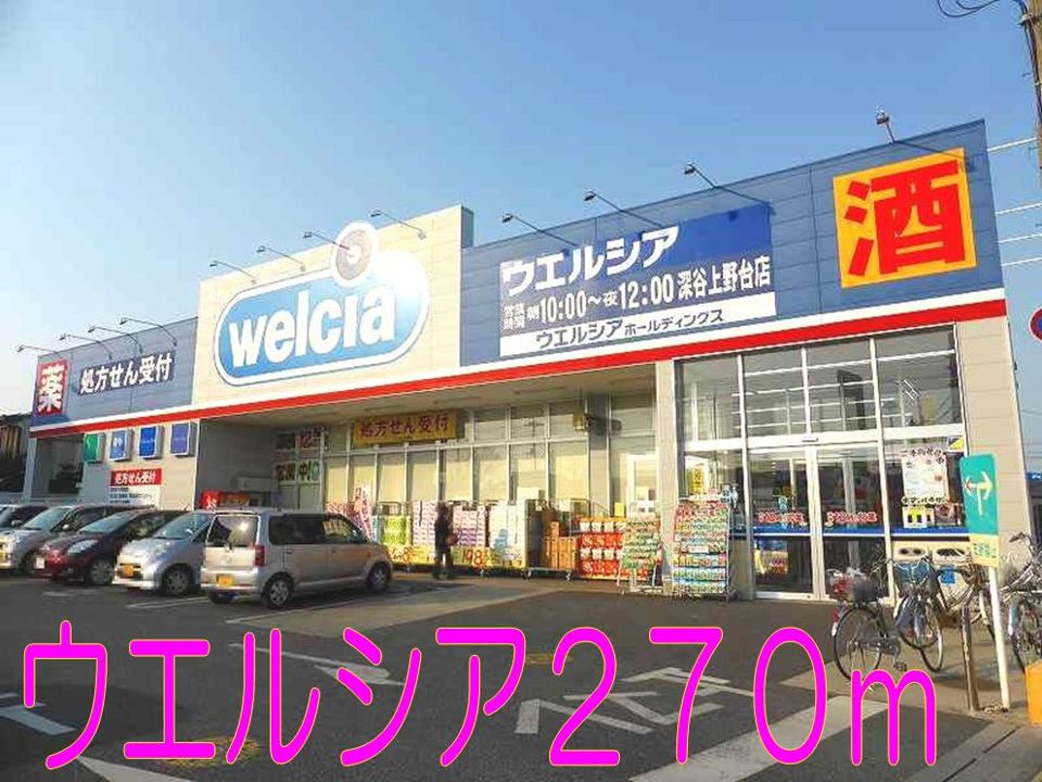 近くのウエルシアまで270m（徒歩4分）
