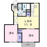 コ－ポシャルマンD棟の間取り画像