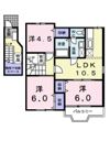 ピュアハイムAの間取り画像